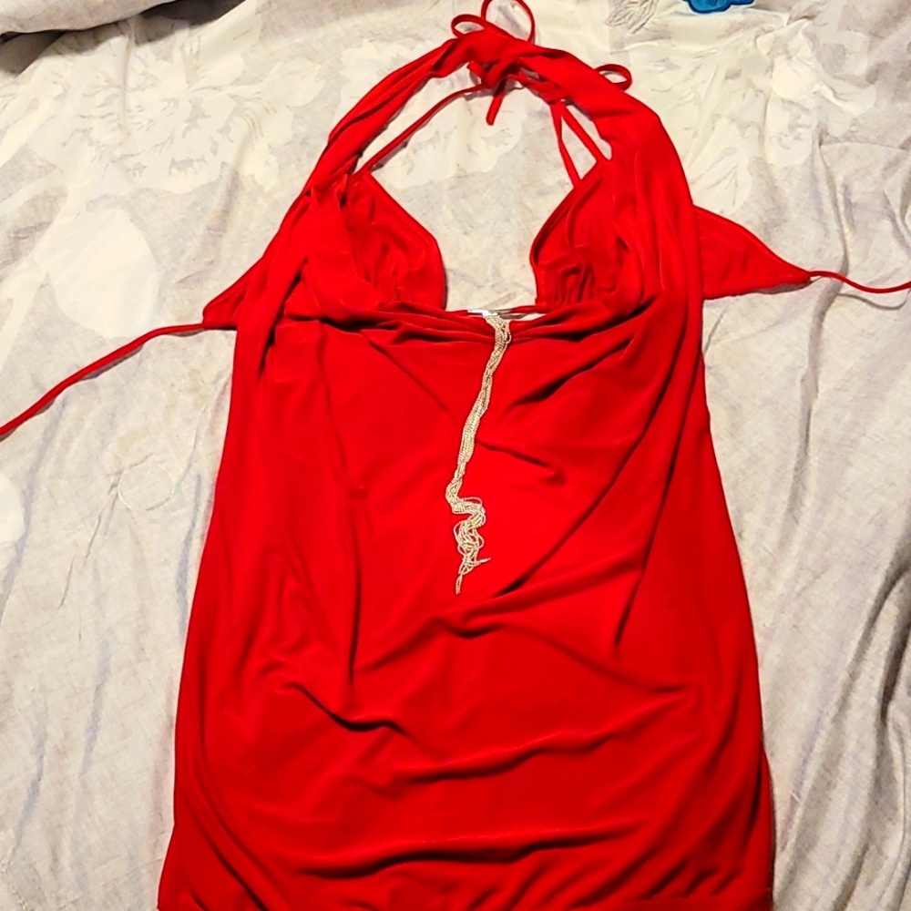 Brand new never worn night club red dress